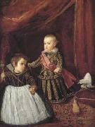 Le Prince Baltasar Carlos avec son nain (df02) Diego Velazquez